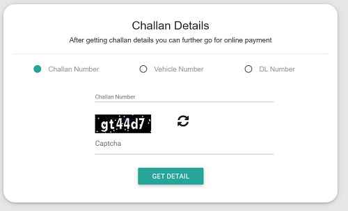 E Challan Parivahan - E Challan Online Public View