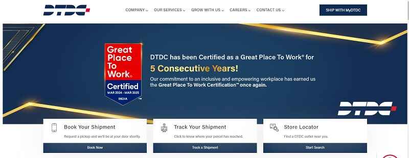 DTDC Tracking Details Online