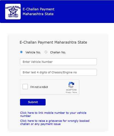 Maha E Challan Online - Maharashtra E challan