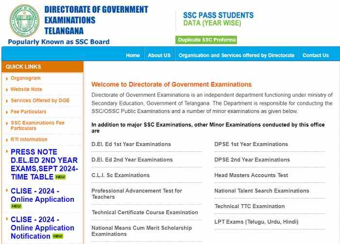 TS SSC Results 2024 - Telangana SSC Results 2024 - BSE Telangana SSC Results 2025